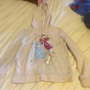 Disney kids Frozen fleece hoodie size 7